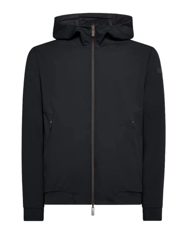 RRD Giubbino Giubbino Uomo Summer Urban Hood reversibile Blue black - Francavilla Moda